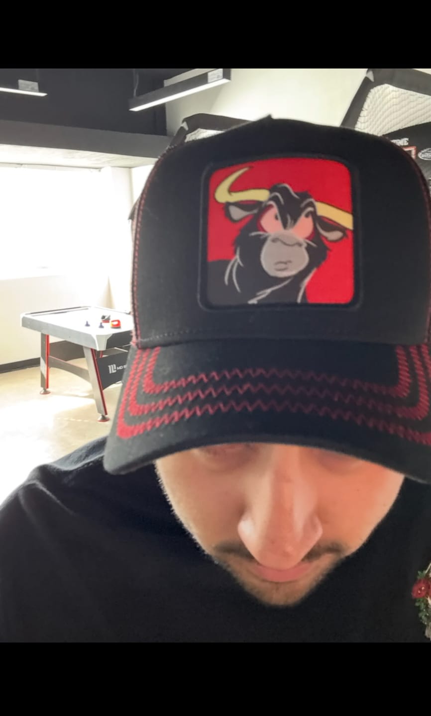 Customer photo review of OVERLORD X Looney Tunes: El Toro the Bull Trucker Cap