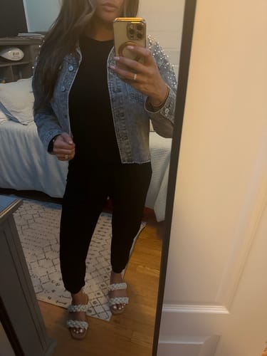 Customer photo review of Brigitte Brianna Crew Neck Tee