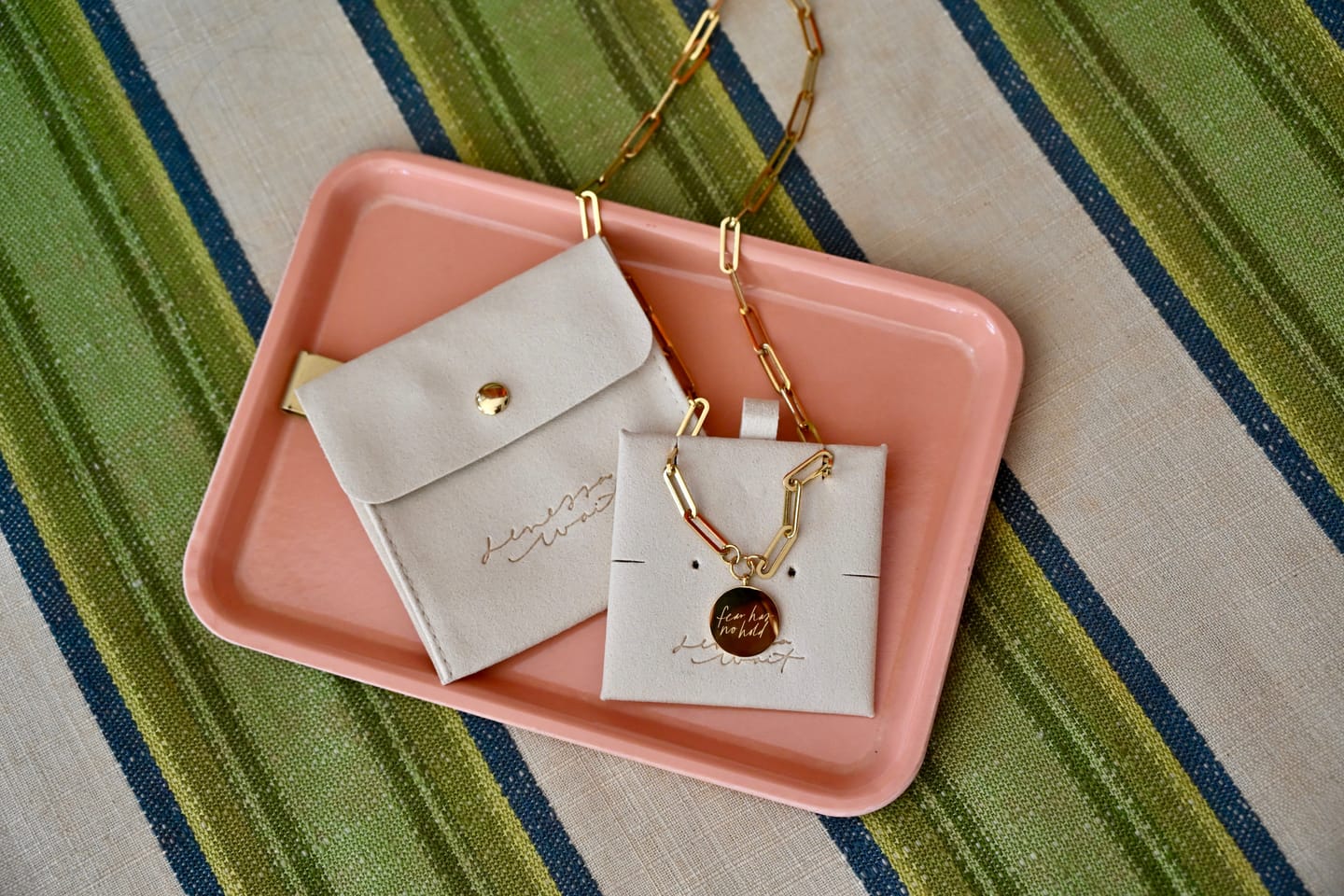 Customer photo review of Necklace: Fear Has No Hold