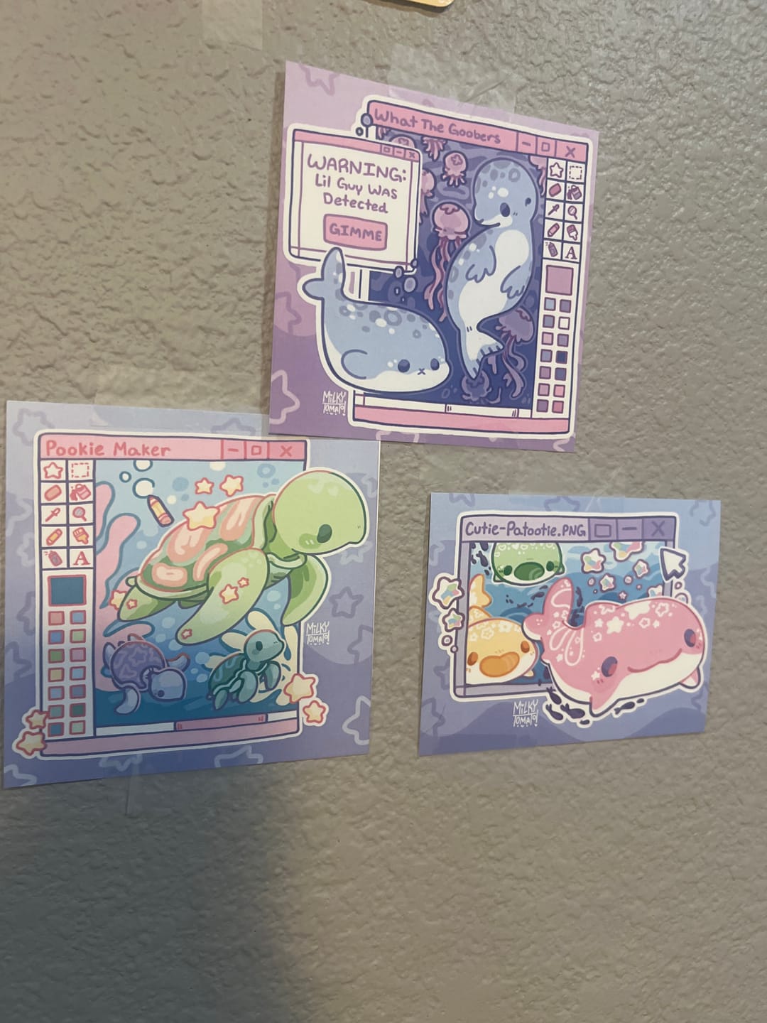Customer photo review of Virtual Sea Pet Prints!