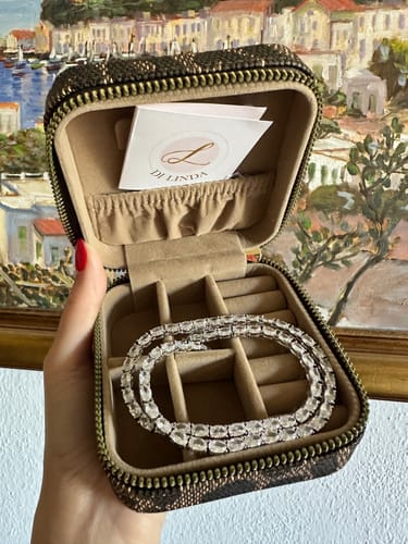 Customer photo review of Tennis con pietre Ovali
