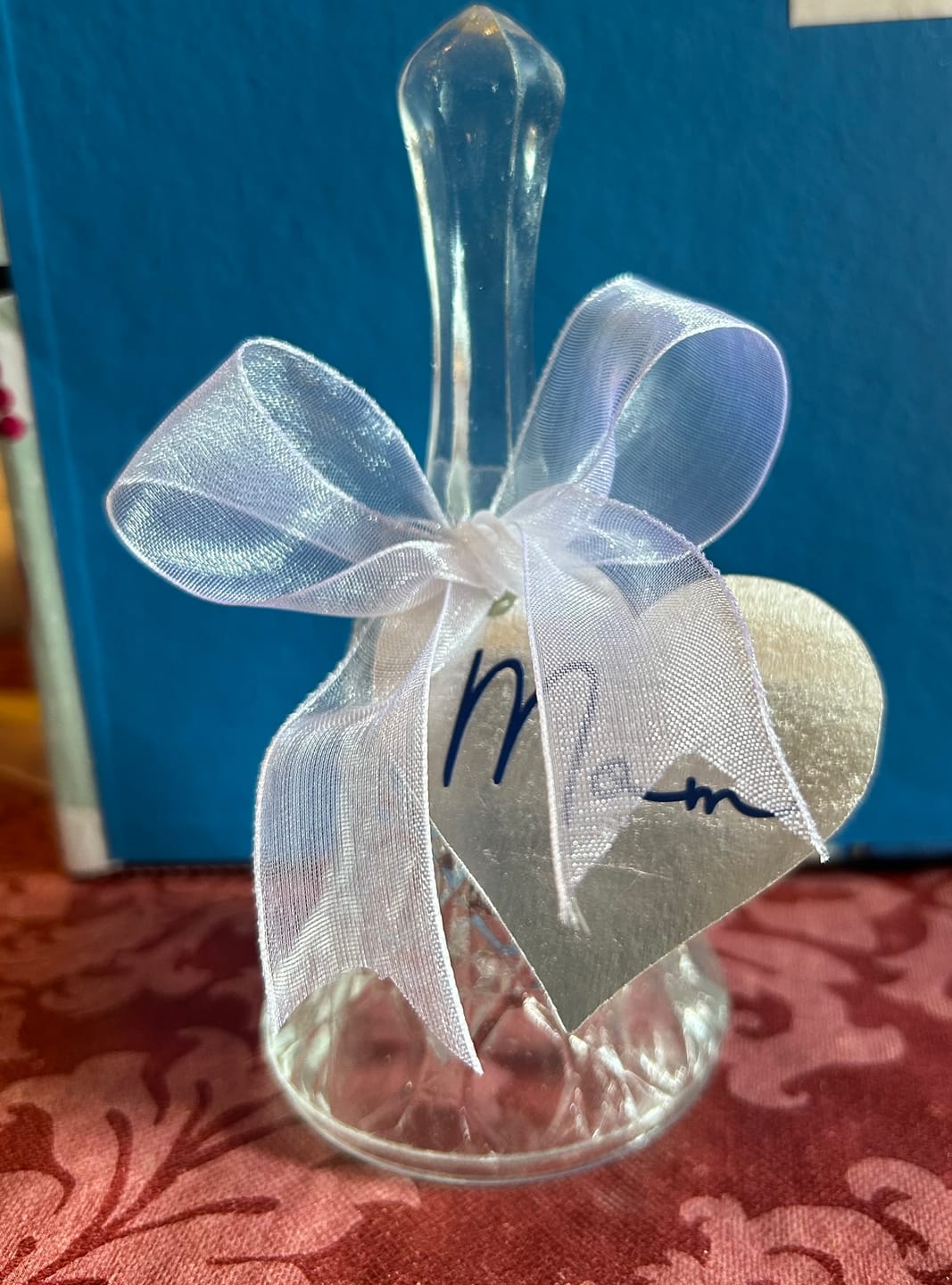 Customer photo review of Elegant Decorative Handheld Glass Bell: 1CT