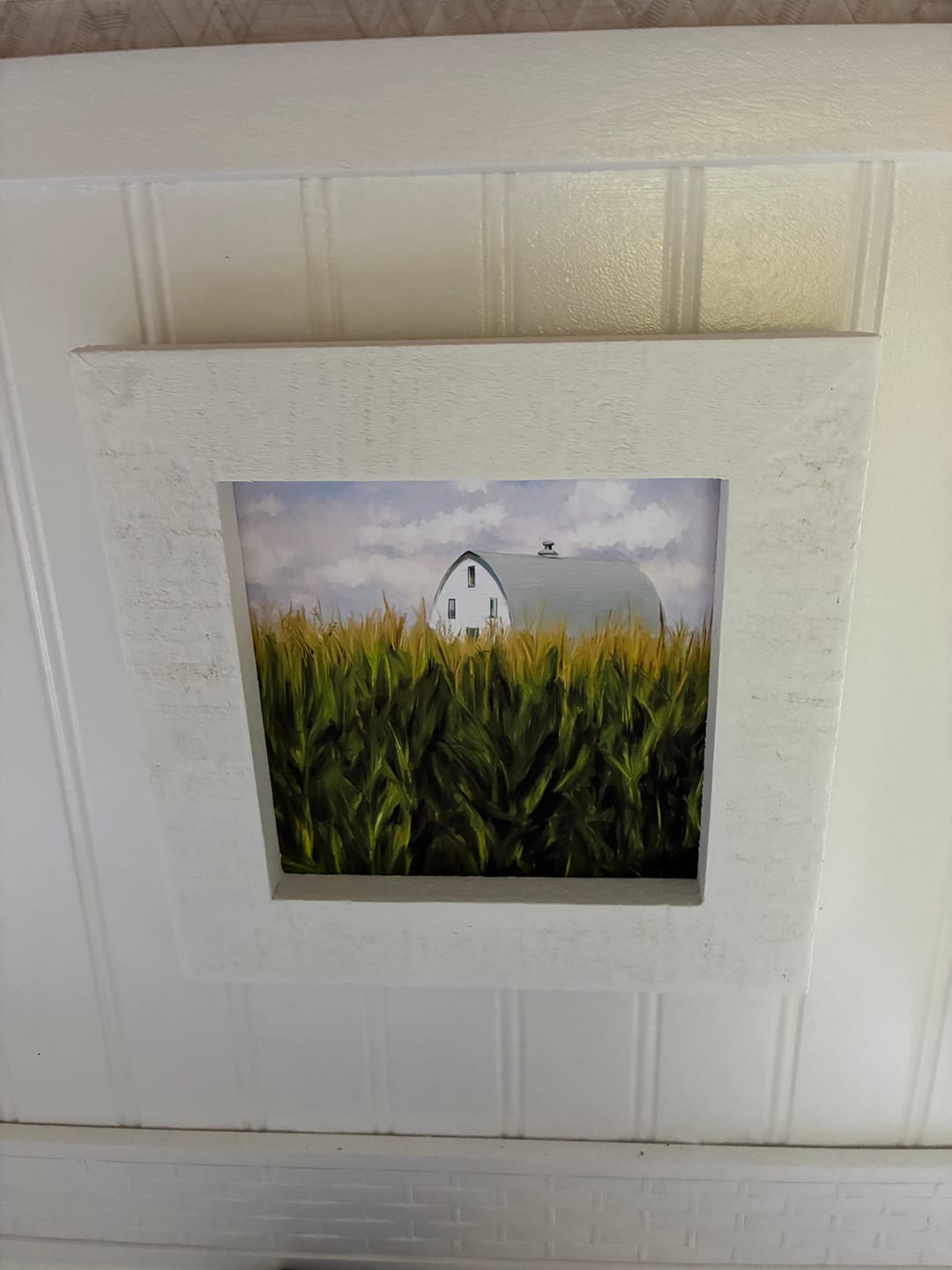 Customer photo review of Corn Fields Barn - Framed art