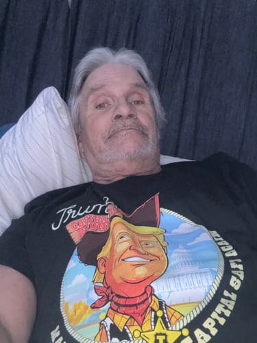 Customer photo review of Round Up T-Shirt