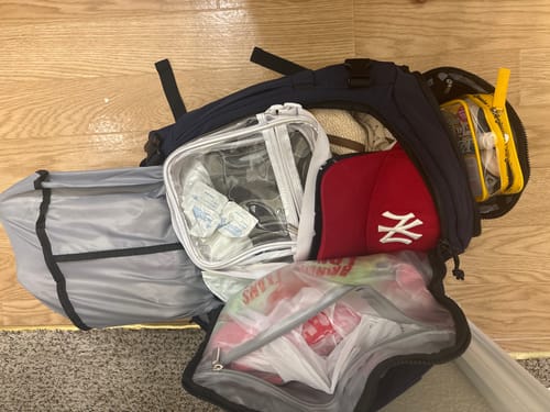 Customer photo review of Blast Travel Backpack