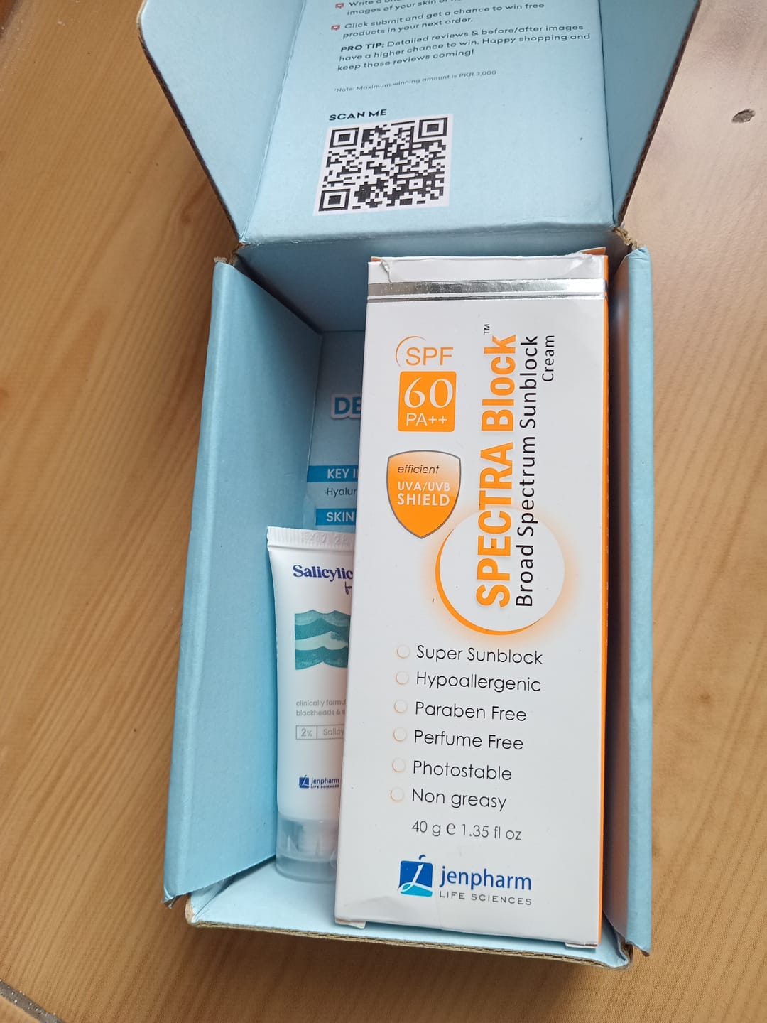 Customer photo review of Spectra Block SPF60