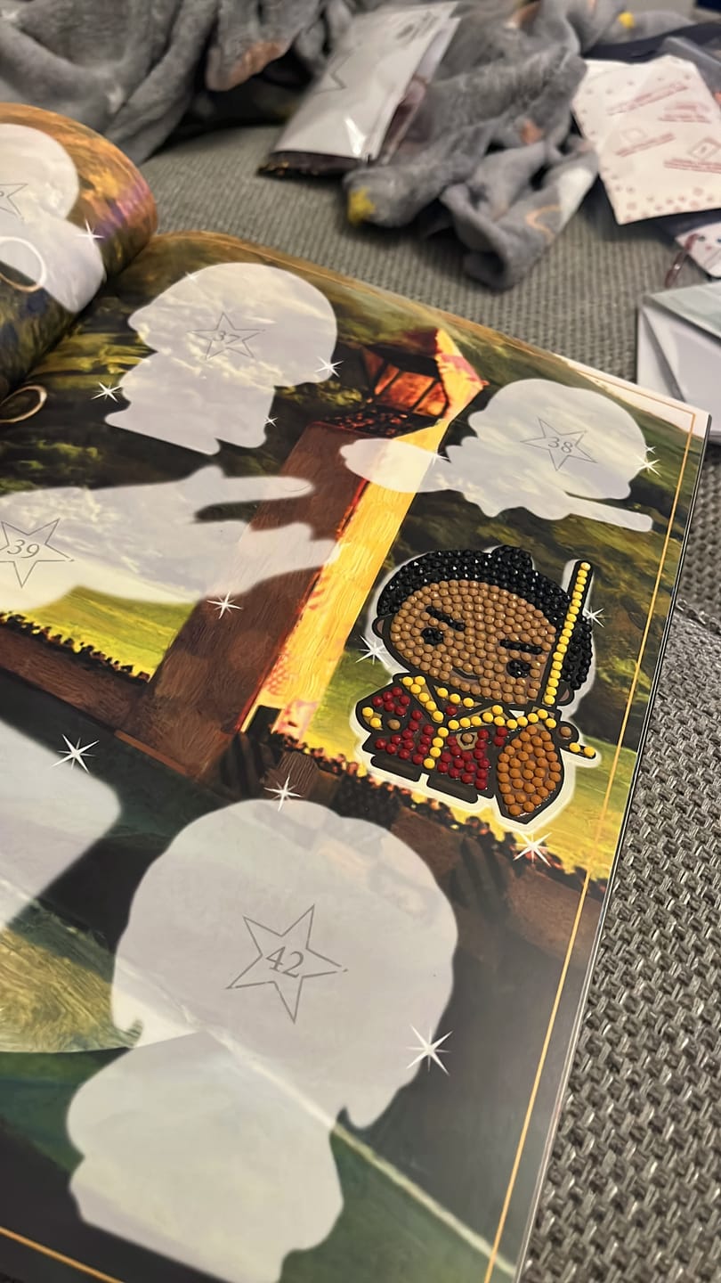 Customer photo review of Harry Potter Crystal Art Sticker Album - Starter Pack