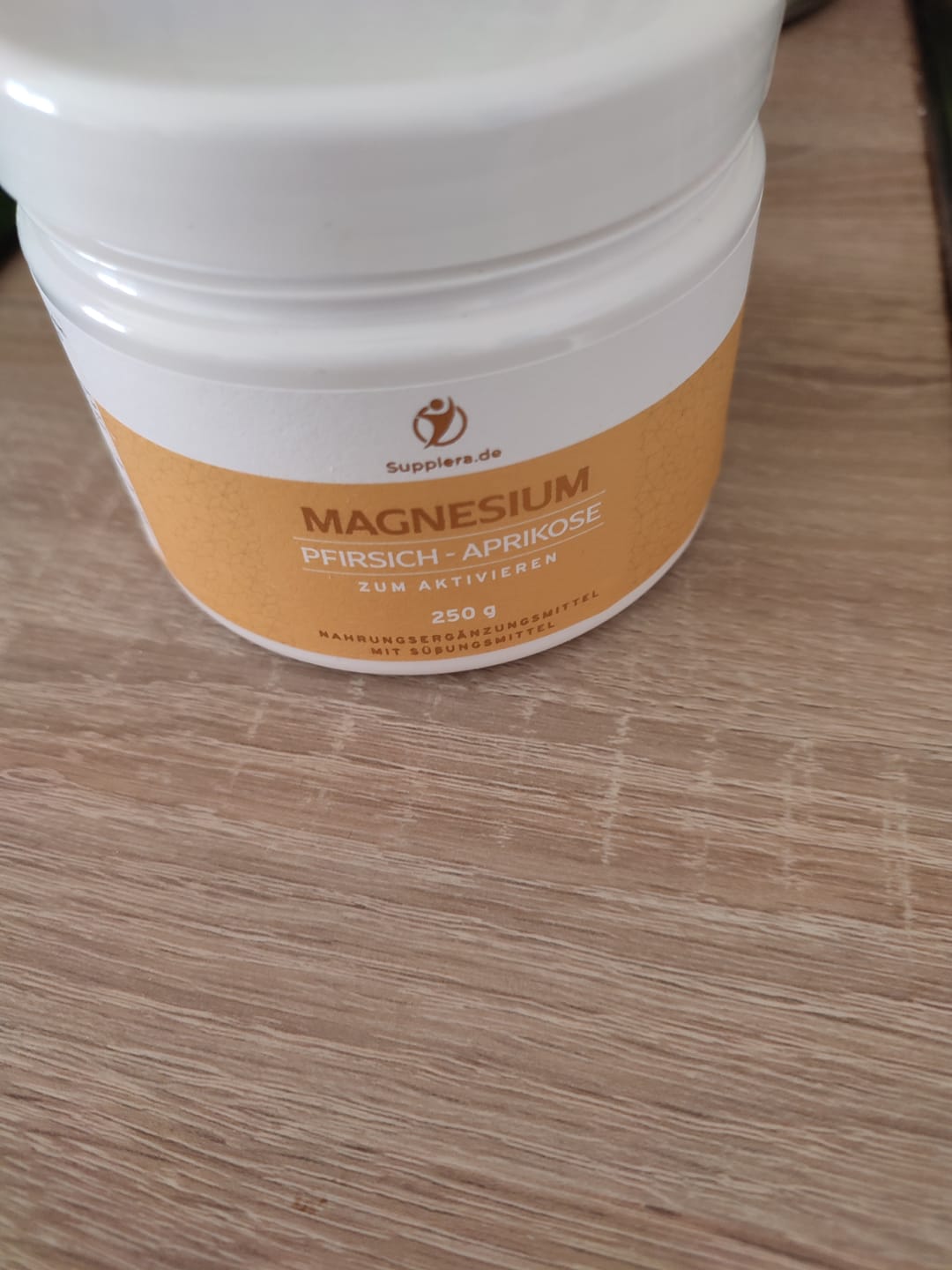 Customer photo review of Ionisches Magnesium **Pfirsich-Aprikose** 250g Dose