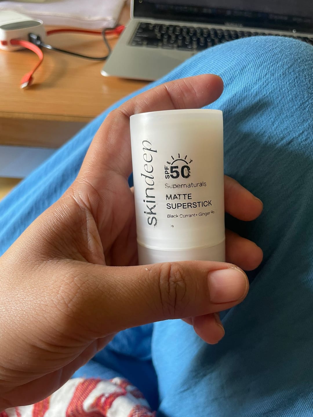 Customer photo review of MATTE SUPERSTICK - SPF 50 PA+++