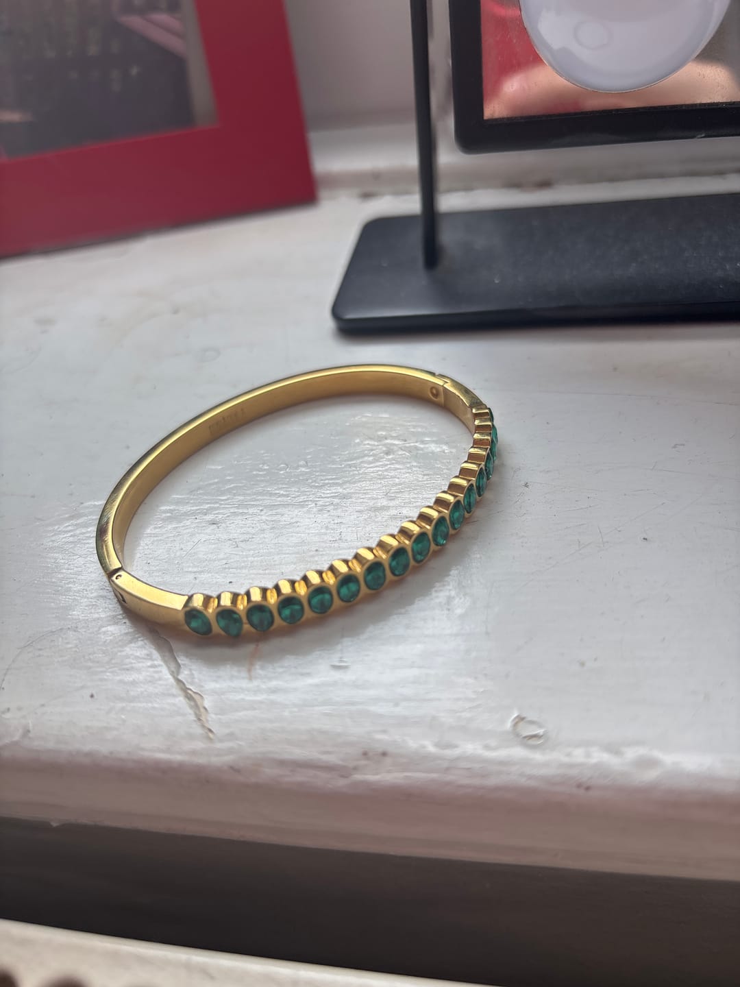 Customer photo review of Martha Blue Gold Waterproof Bangle