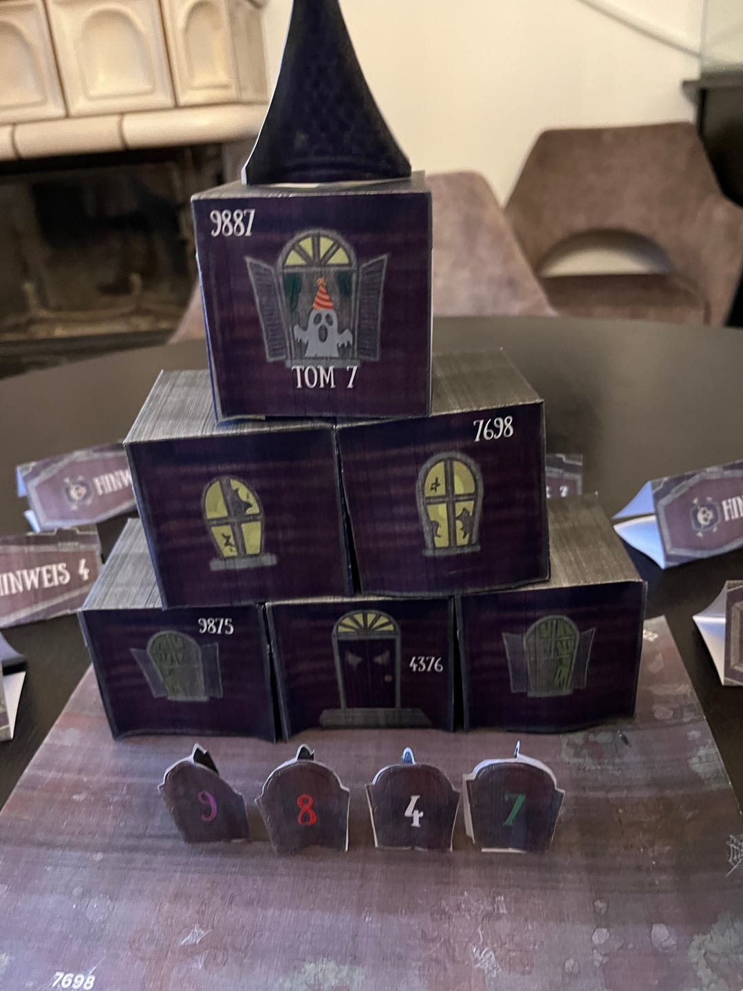 Customer photo review of Flucht aus dem Spukhaus - Escape Room zum Ausdrucken