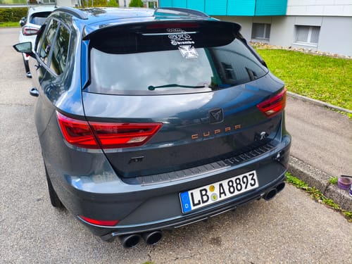 Customer photo review of Heckwischer Echtglas Stopfen | Seat
