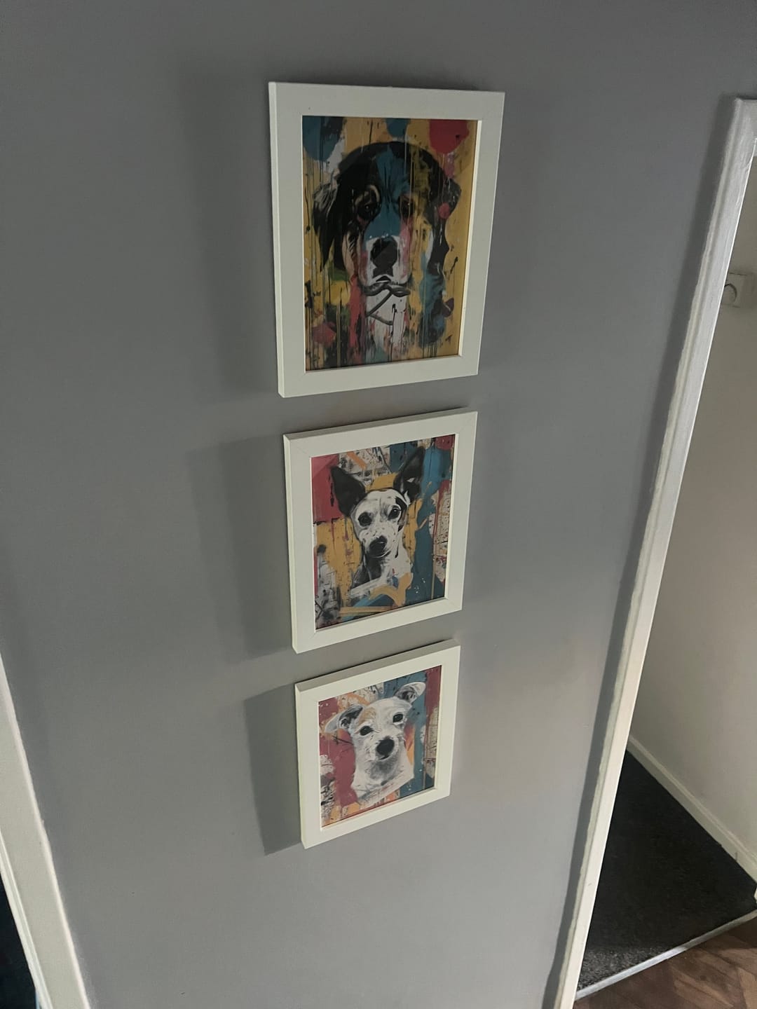 Customer photo review of Abstract Masterpiece - Custom Pet Portrait