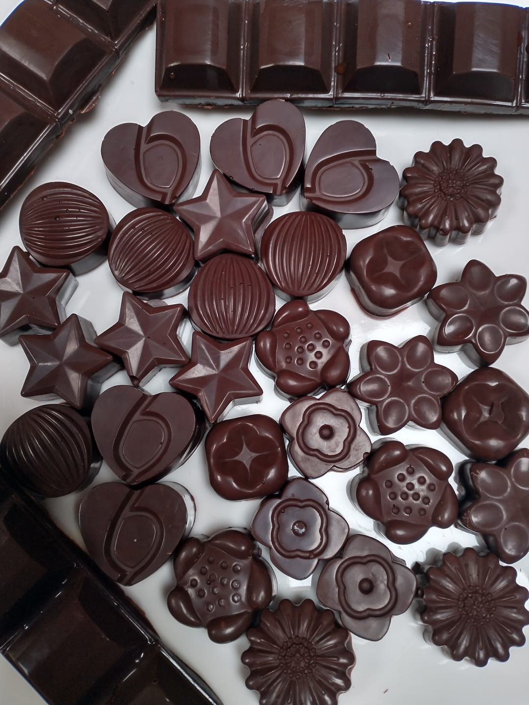 Customer photo review of Chocolate negro Ecuador 65%