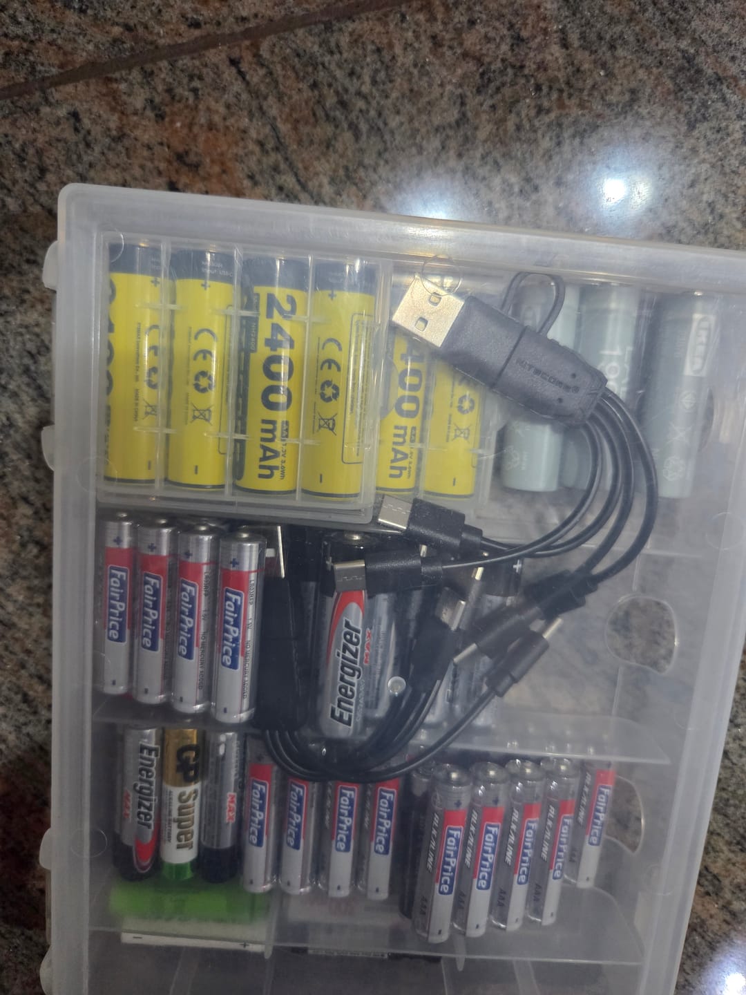 Customer photo review of NH2400 4PC (AA - 2400mAh - 1.5V)