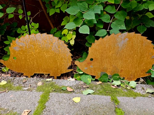 Customer photo review of Gartenstecker Igel