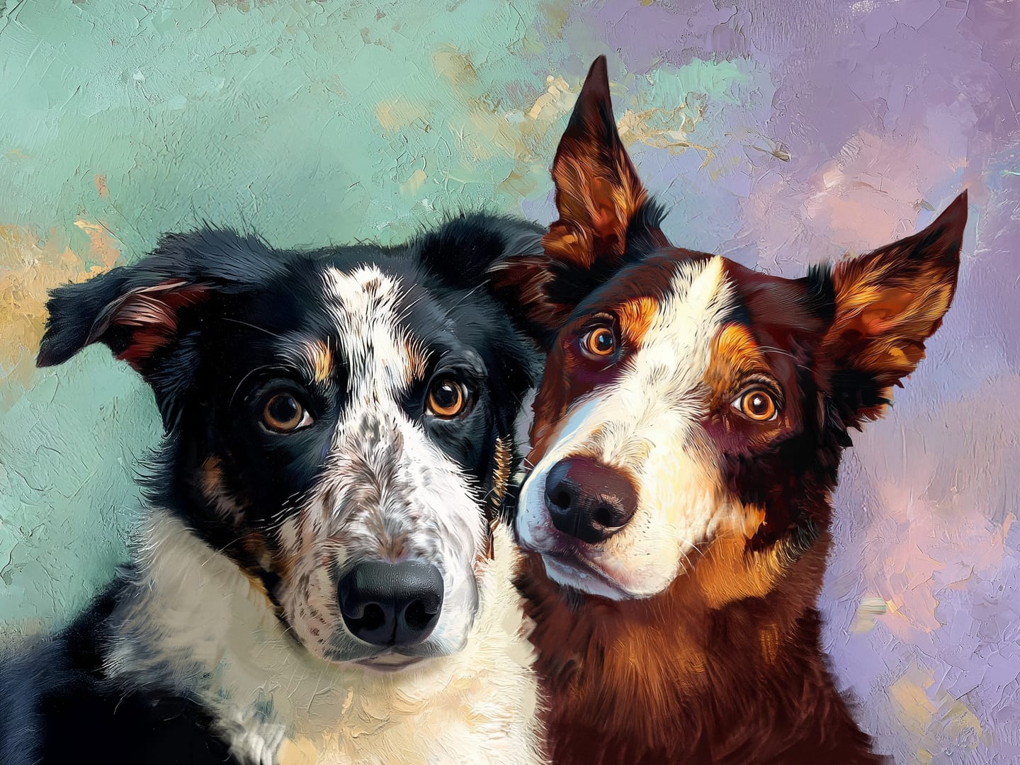 Customer photo review of Oil Masterpiece - Custom Pet Portrait