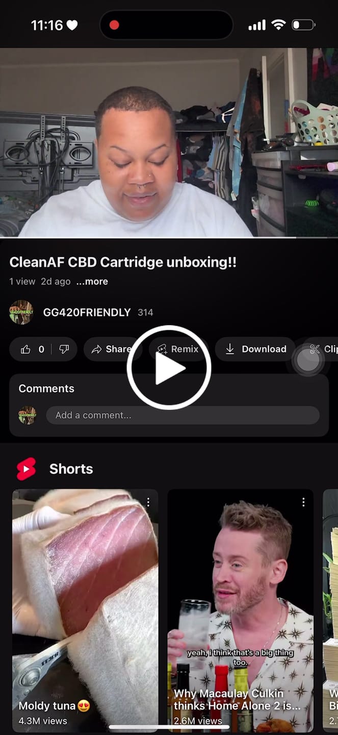 Customer video review of Sour Diesel THC Vape Cartridge