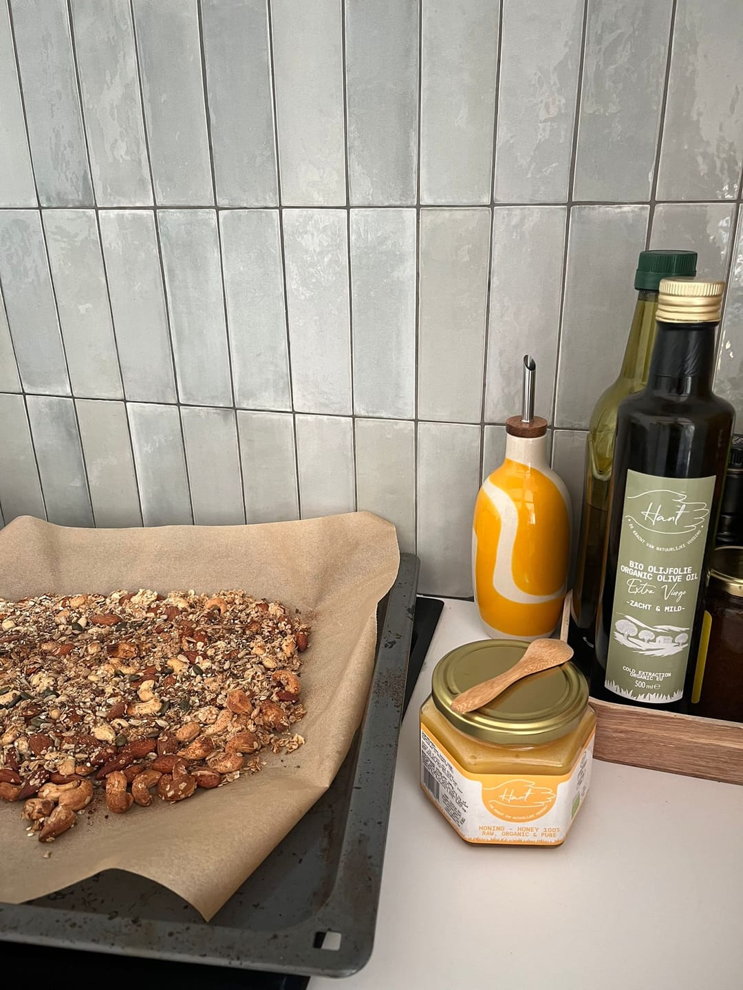 Customer photo review of BIO - Rauwe Honing – Onverhit, Ongefilterd & Puur - 100% EU + GRATIS LEPEL - 500g