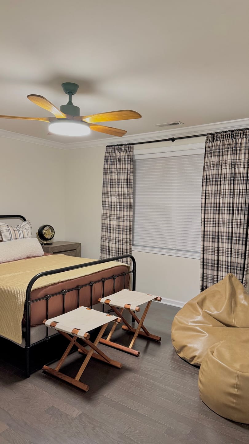 Customer photo review of WOMO Scandi Reversible Ceiling Fan with Light-WM5002