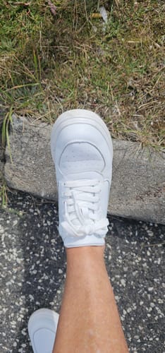 Customer photo review of ELEVATESHOES WHITE CLASSY