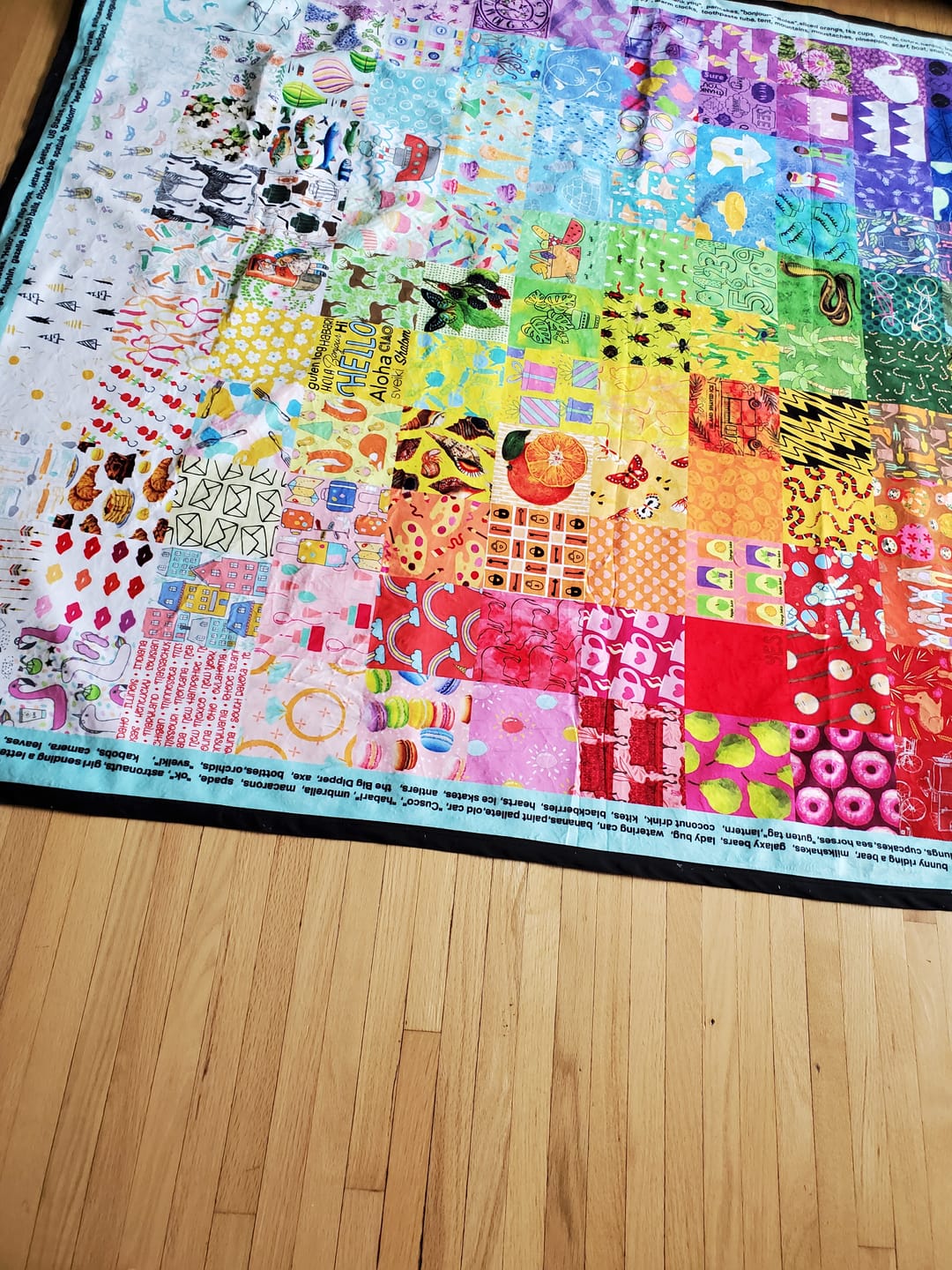 Customer photo review of Wrights Double Fold Bias Tape Quilt Binding (7/8" x 3yds)