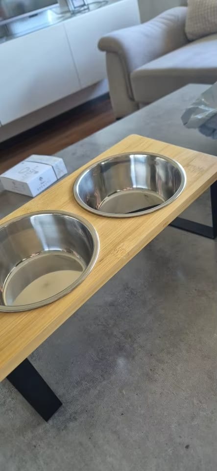 Customer photo review of CatEat - Futternapf für treue Begleiter für gesunde Wirbelsäule und entspanntes Fressen