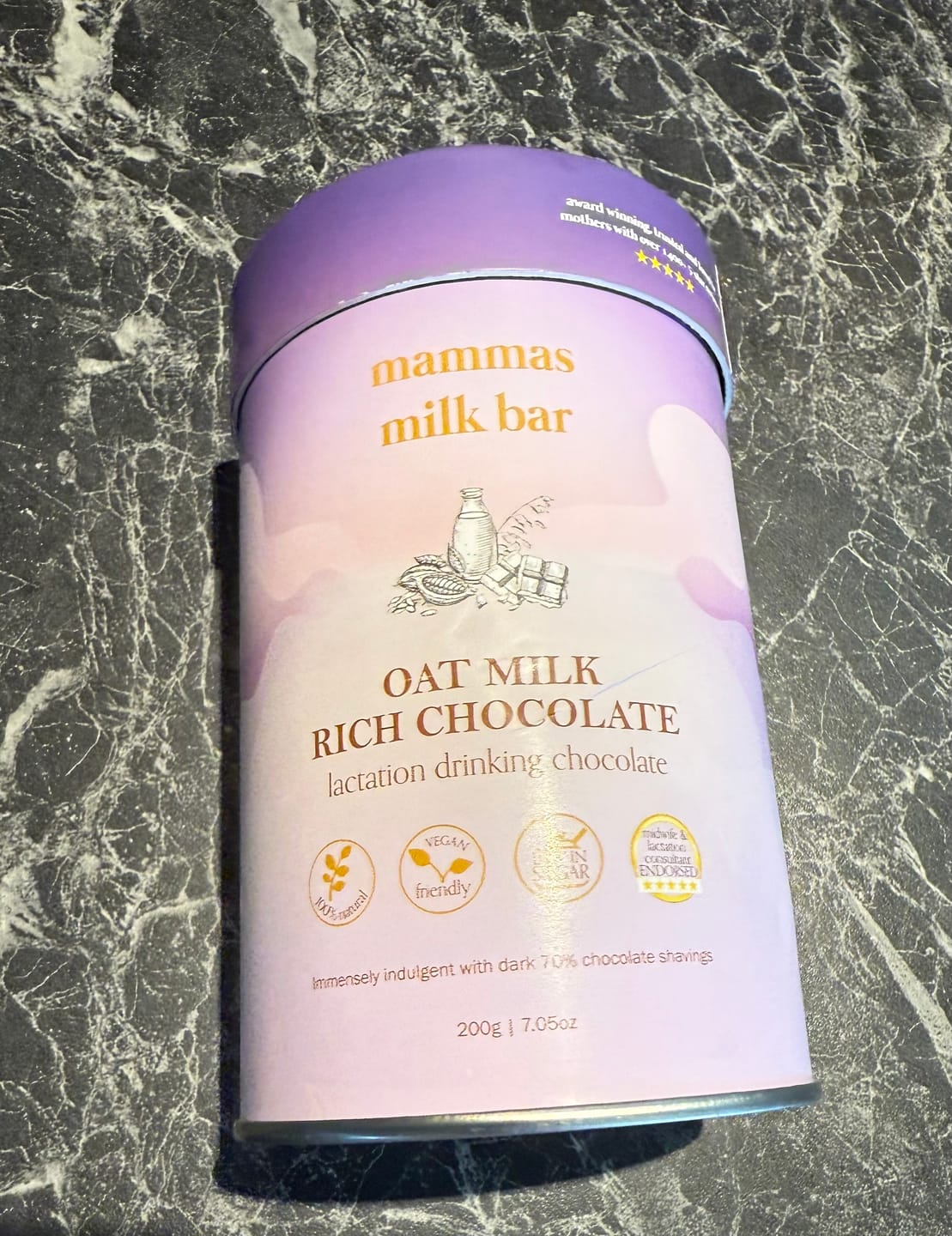 Customer photo review of *NEW* Lactation Oat Milk Rich Chocolate