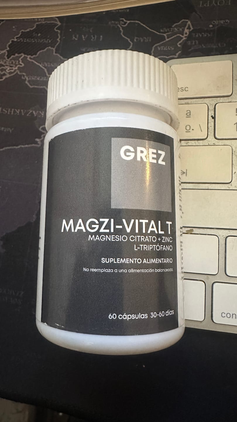 Customer photo review of MAGZI-VITAL T - Magnesio bisglicinato + Zinc + Aminoácido para el Sueño - 60 cápsulas