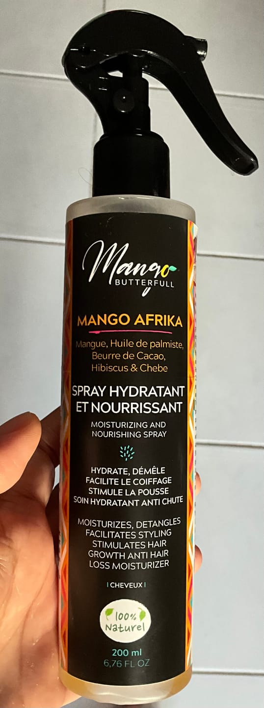 Customer photo review of Spray Hydratant et nourrissant - MANGO AFRIKA