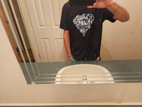 Customer photo review of DRIPPY TEE