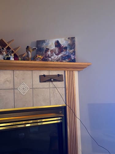 Customer photo review of Jesus With Children Faith Wall Art II