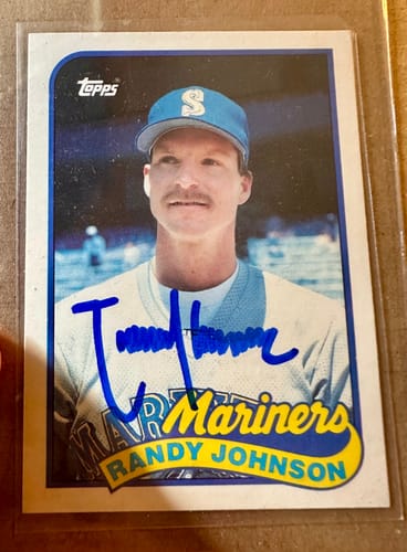 Customer photo review of Randy Johnson Autograph Signing