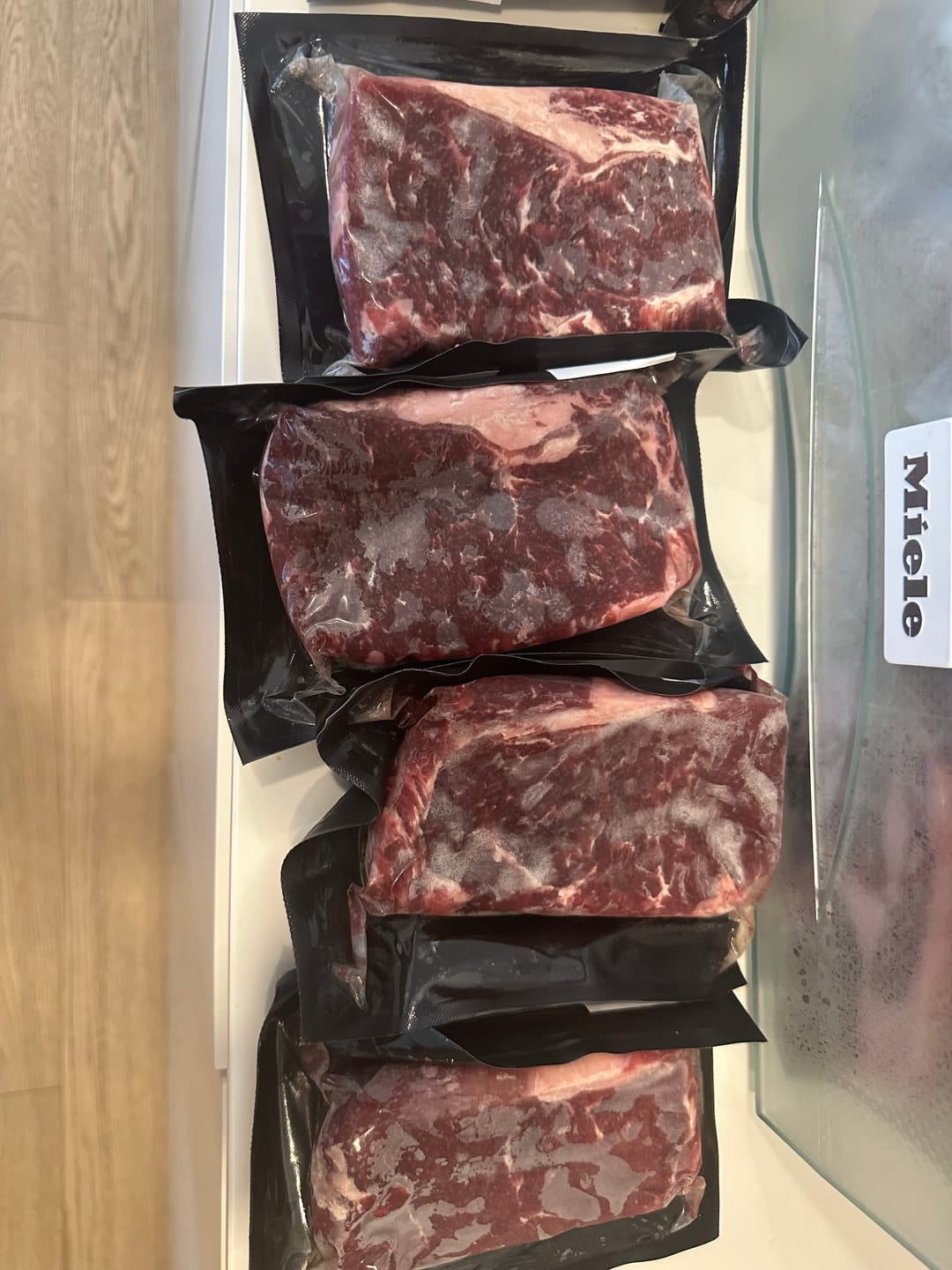 Customer photo review of Grass-Fed Ribeye Steak, 8-9oz