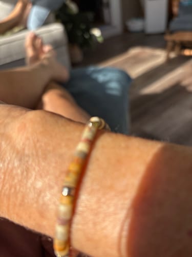 Customer photo review of Life Is Tough But So Are You Bracelet