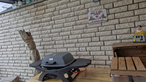 Customer photo review of Mein Grillplatz - Personalisiertes Gartenschild