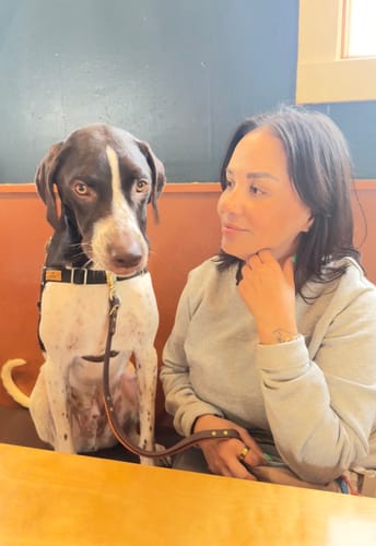 Customer photo review of Biothane Traffic Handle Dog Leash