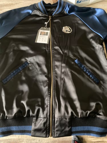 Customer photo review of Japanese Blue Dragon Sukajan Jacket