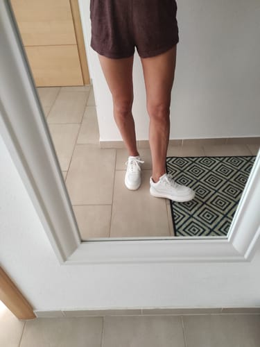 Customer photo review of ELEVATESHOES WHITE CLASSY