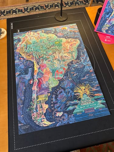 Customer photo review of Whiskey Puzzle - Kentucky & Tennessee