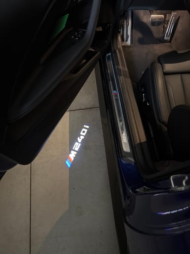 Customer photo review of BMW G SERIES DOOR LIGHTS