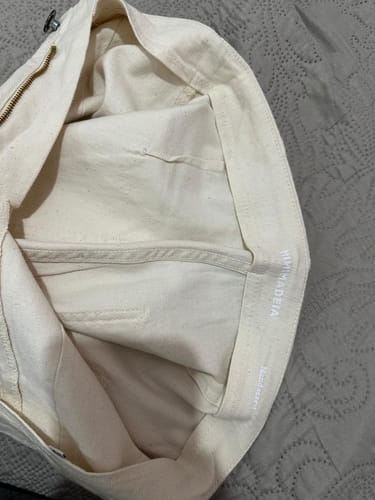 Josefa S. review of Calça Jeans Reta Mandacaru Bege image 1 out of 5