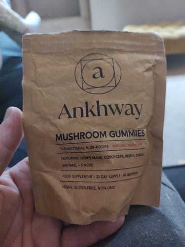 Customer photo review of Mushroom Gummies