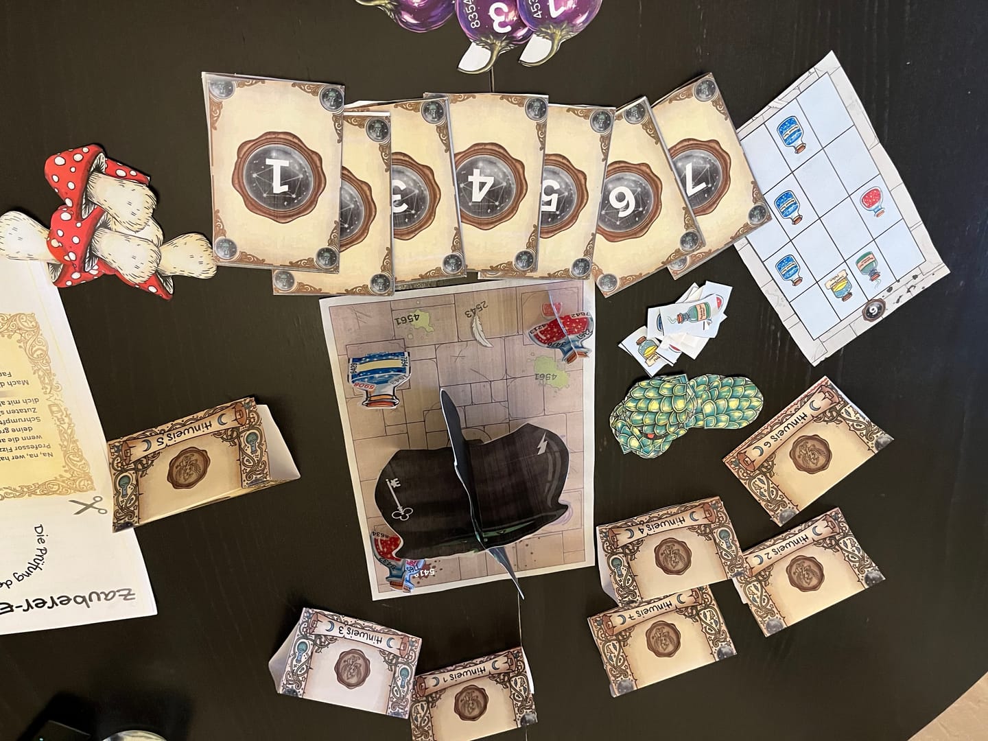 Customer photo review of Die Zauberschule - Escape Room zum Ausdrucken