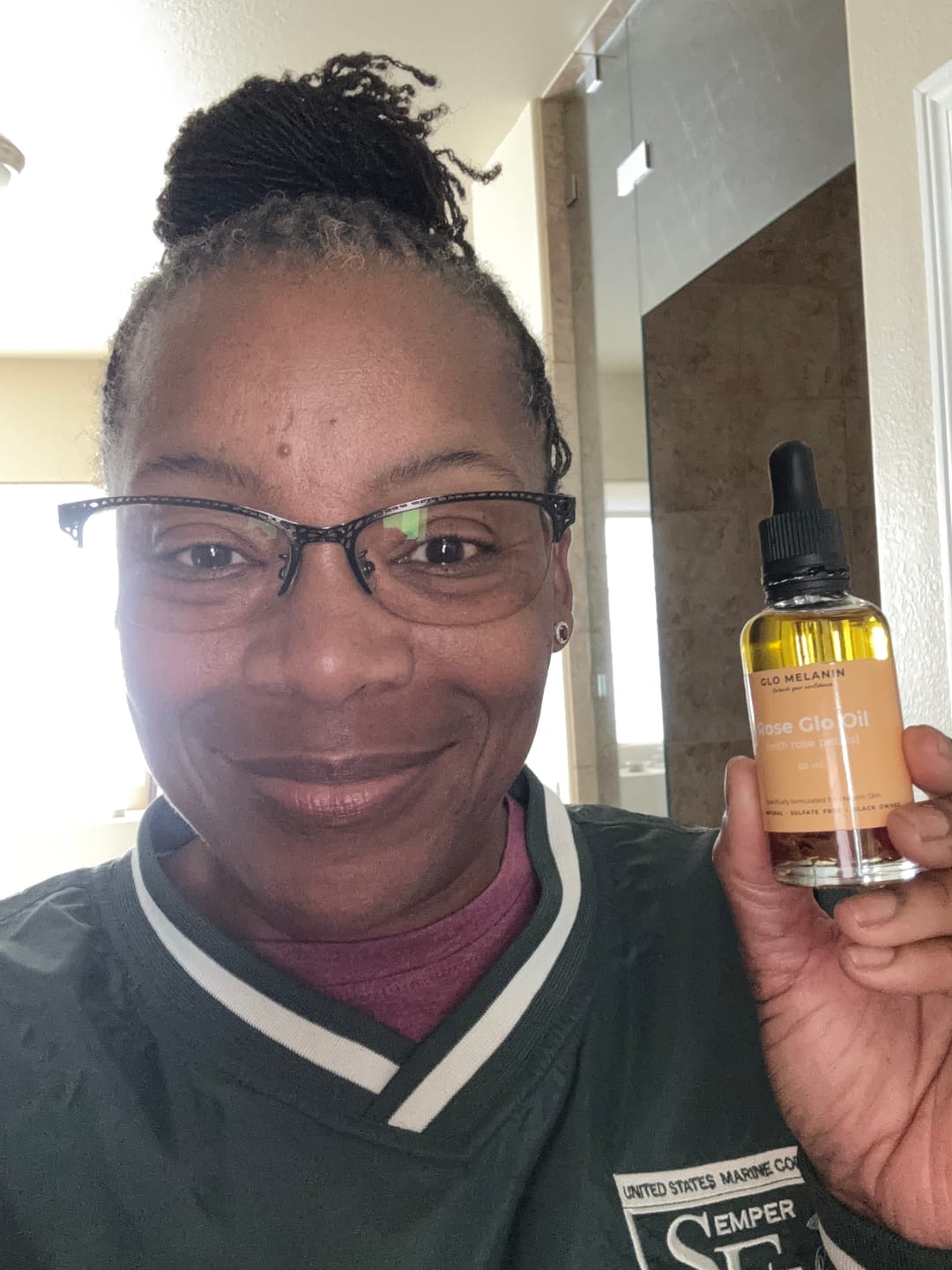 Customer photo review of Rose Glo Oil