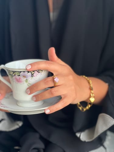 Customer photo review of Seaside Sparkle Ring