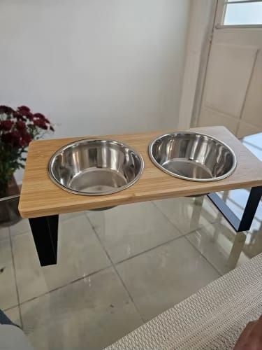 Customer photo review of CatEat - Futternapf für treue Begleiter für gesunde Wirbelsäule und entspanntes Fressen