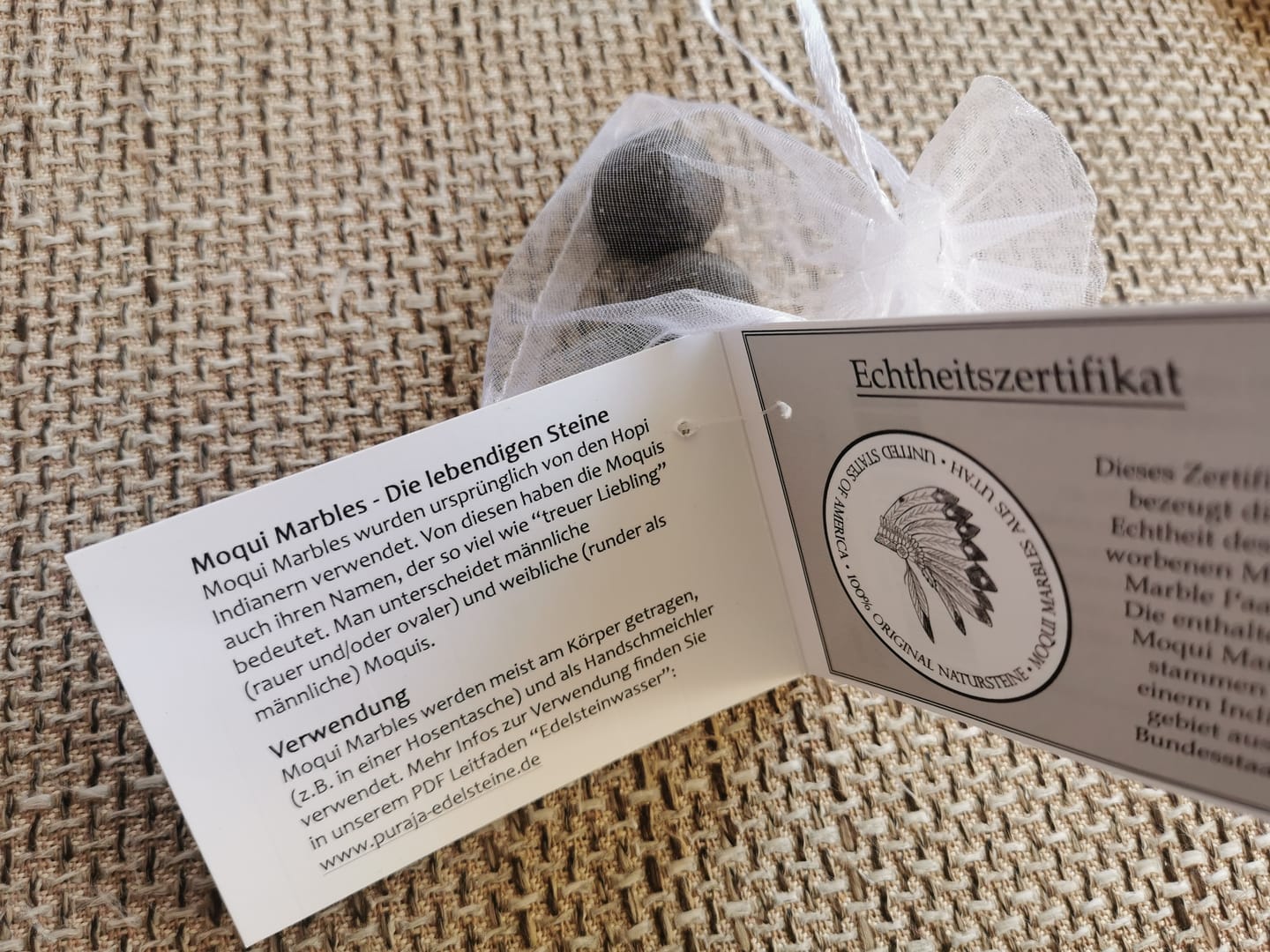 Customer photo review of Moqui Marbles Paar | Lebende Steine | Heilsteine