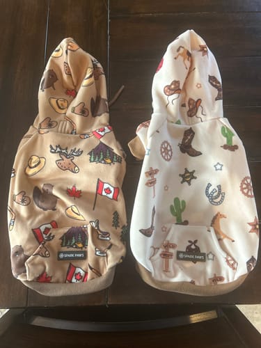 Customer photo review of Rodeo Dog Hoodie