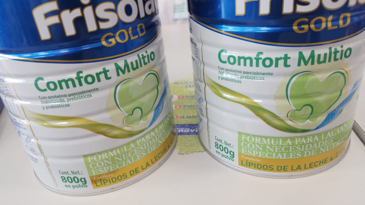 Customer photo review of Frisolac Gold Comfort Multio (0-12 Meses) Pack C/ 1.6 Kg